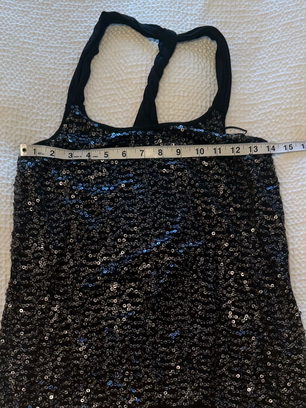 Express | Sequin Racerback Tank | Size = XS - Picture 4 of 5